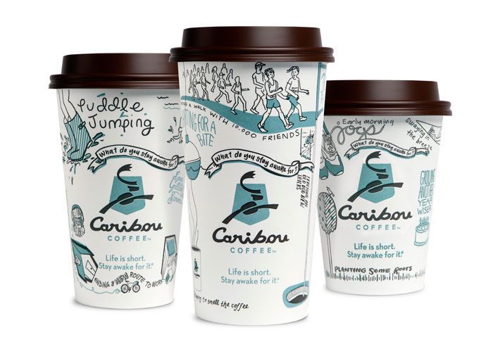 Caribou Coffee Cups