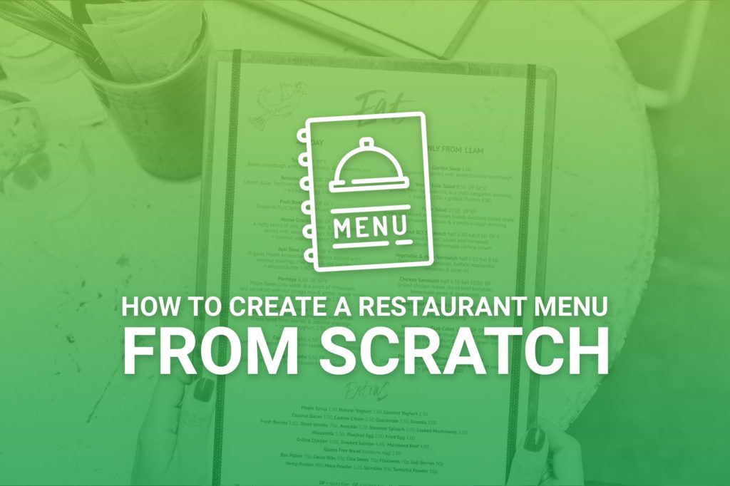 Create A Restaurant Menu From Scratch