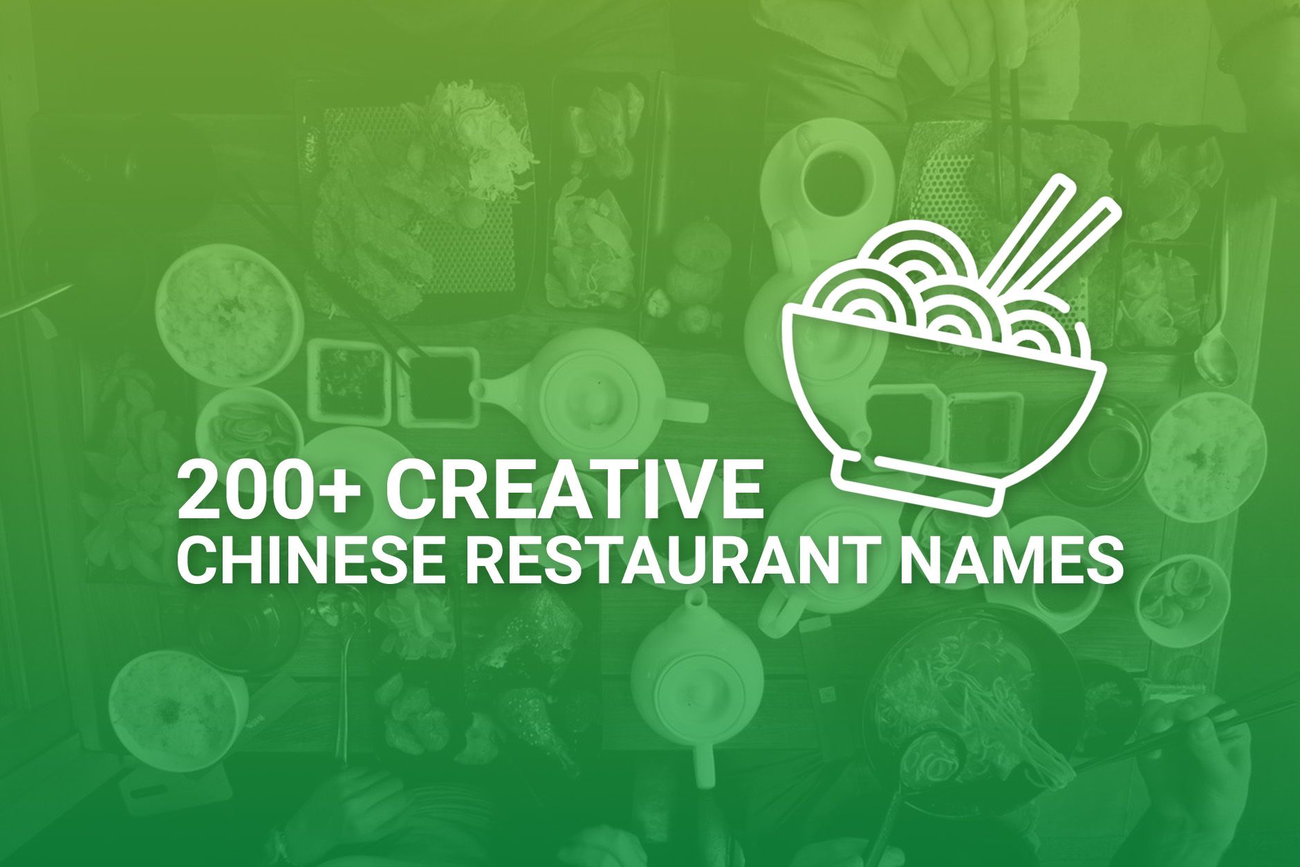 Creative Chinese Restaurant Names