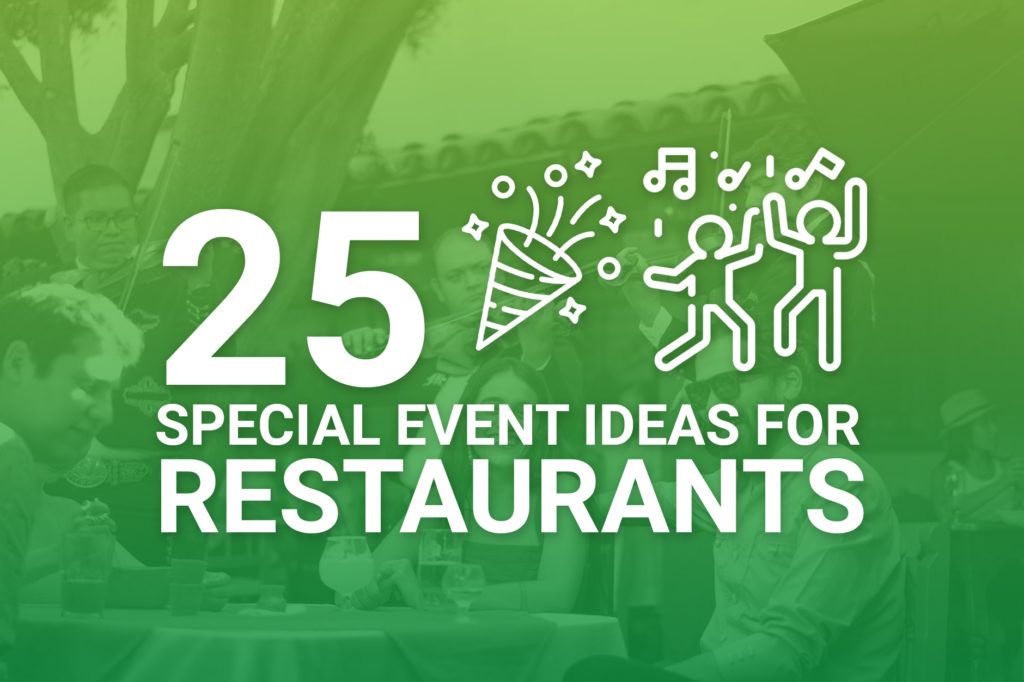 restaurant special event ideas
