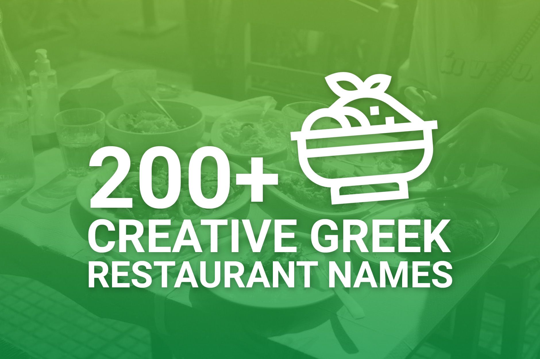 greek restaurant logo