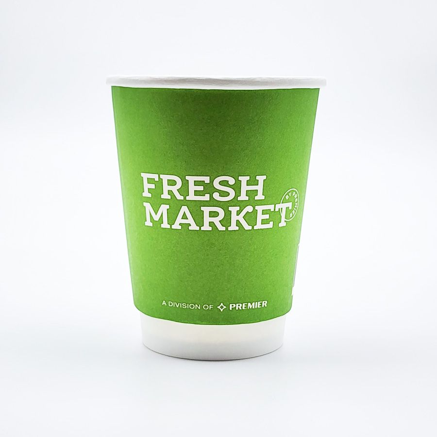 Custom 12 Oz Paper Coffee Cups Add Logo Free Shipping